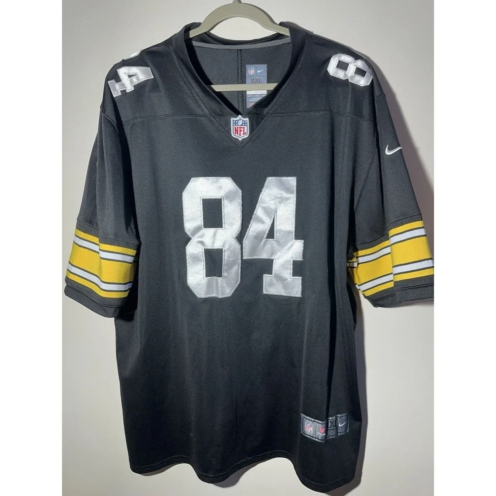 Pittsburgh Steelers #84 Antonio Brown Nike NFL On Field Jersey Sz XXL Pre-Own‎
